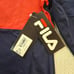 Fila Heritage Women's Full Zip-up Navy & Red Athletic Track Jacket in Large