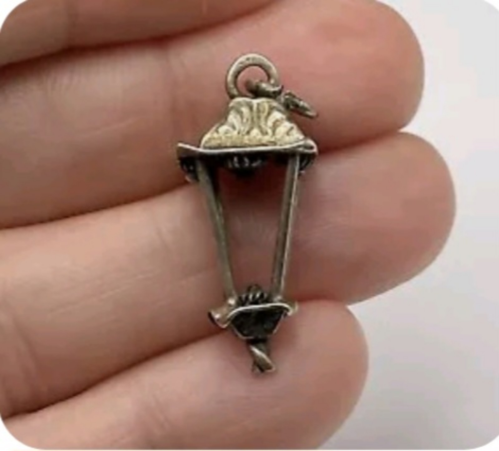 Vintage Etruscan 800 Charm Bracelet