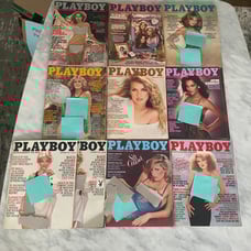 Vintage Playboy Magazines 1981 - ALL CENTERFOLDS INTACT