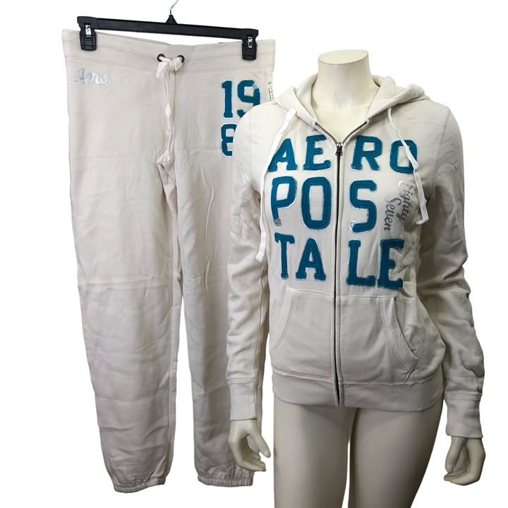AEROPOSTALE FULL ZIP HOODIE & sweat pants MD NWT