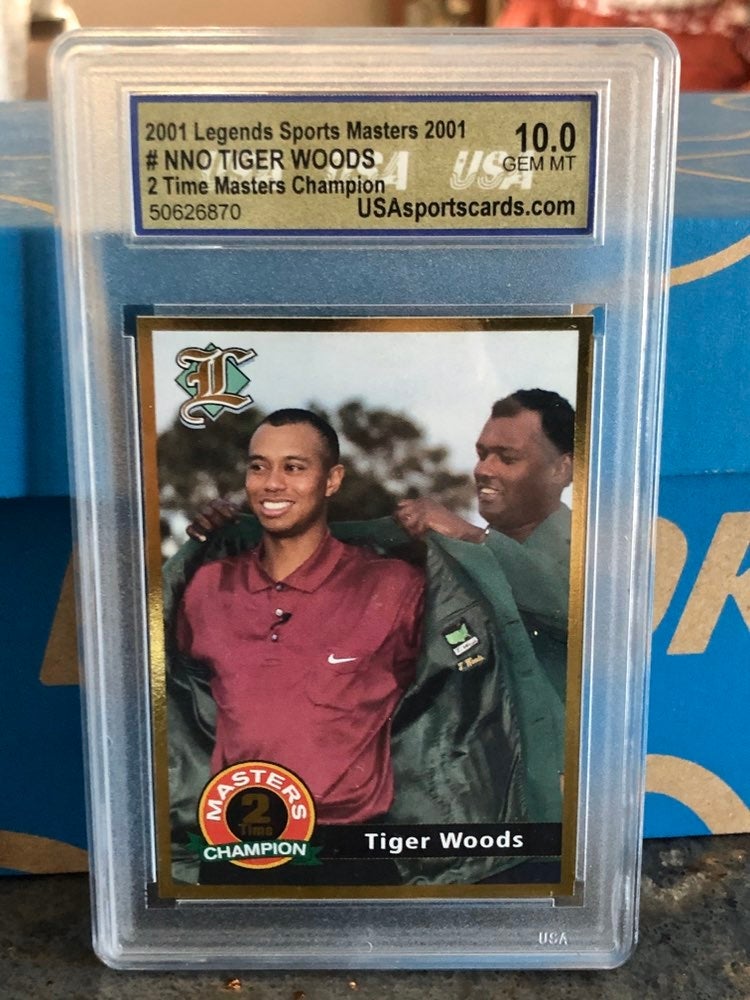 Tiger Woods Rookie 2 Time Masters Champ