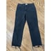 L'Agence Black Raw Hem High-Rise Crop Flare Jeans Size 28
