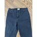 L'Agence Black Raw Hem High-Rise Crop Flare Jeans Size 28