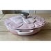 Le Creuset Signature Cast Iron Petal Shallow Casserole,2.25qt Shell Pink #26 NEW