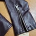 Levi's Premium Leather Motorcycle Moto Jacket Black Women's Size Small S New