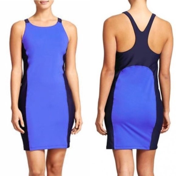 Athleta Colorblock Athletic Swim Dress