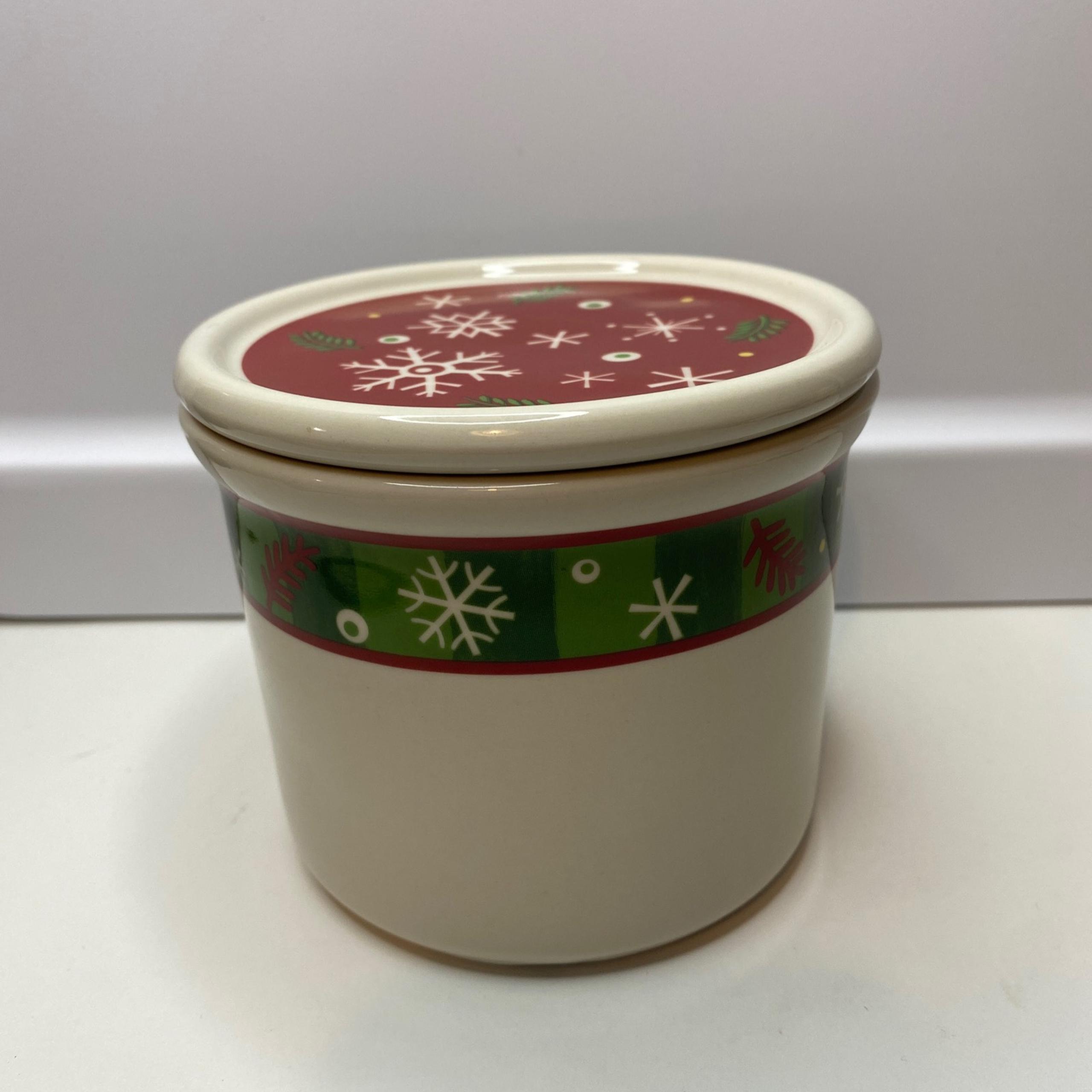 Longaberger Holiday One pint crock