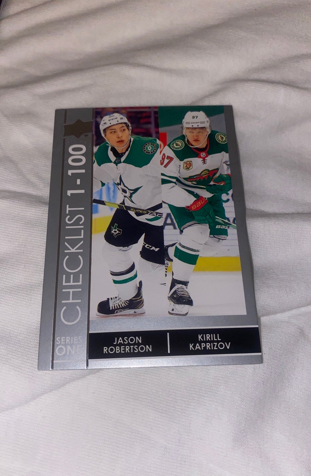 2021-22 Upperdeck Series One Checklist Jason Roberts - Kirill Kaprizov