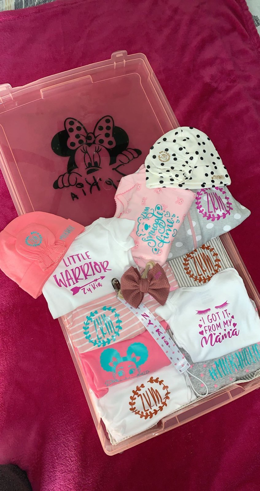 Personalized clothing boxes
