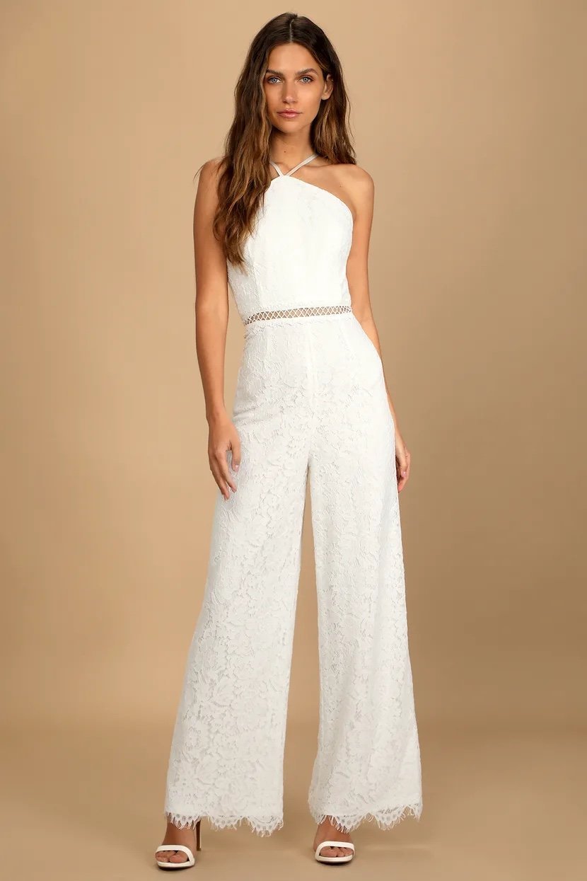 Lulus White Jumpsuit *NWT*