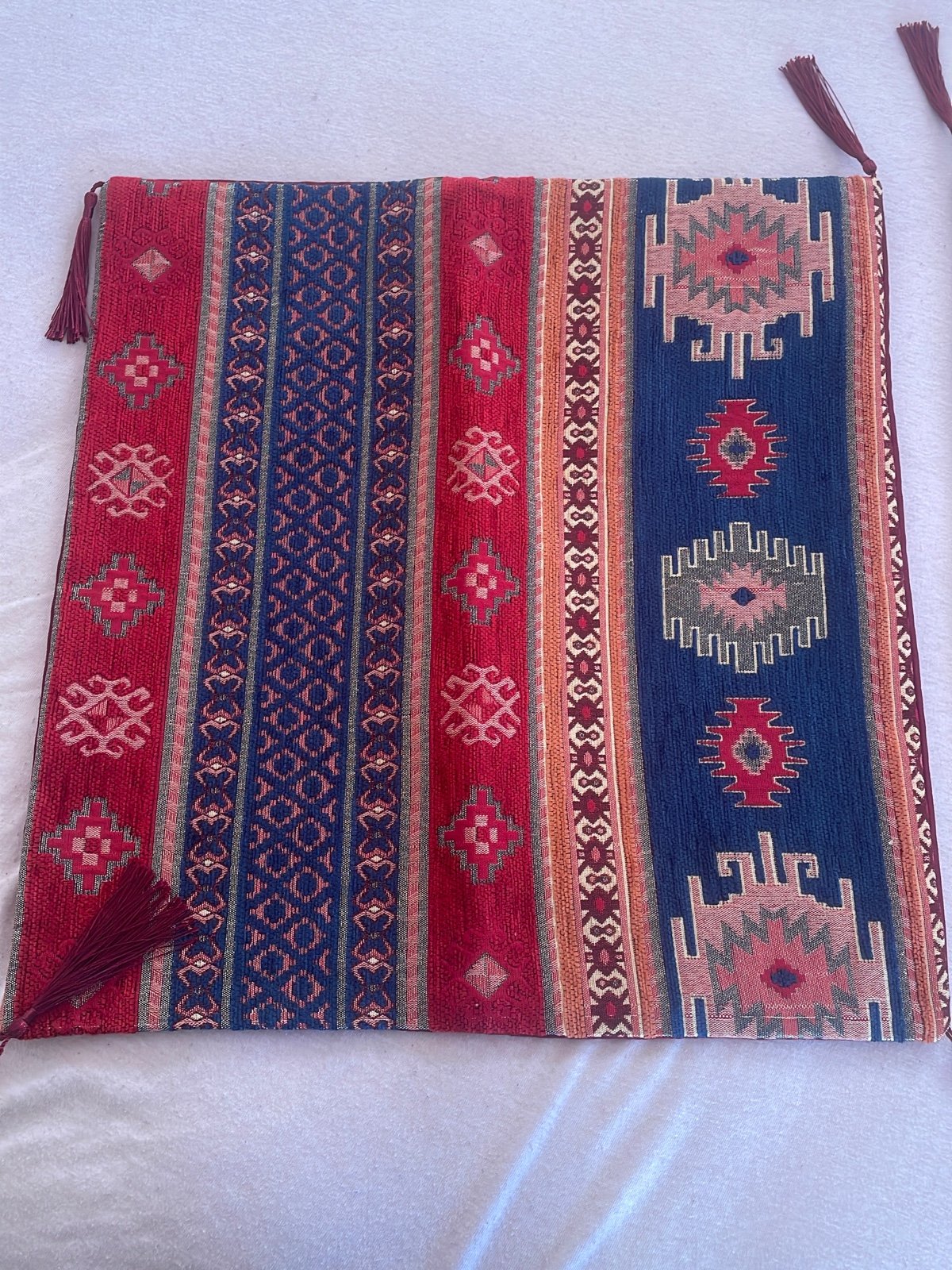 Two decorative pillow covers