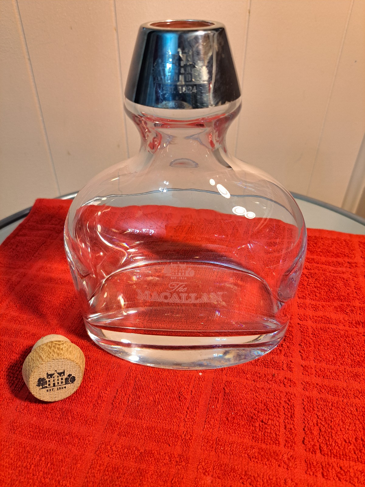 Macallan decanter empty bottle glass bottle whiskey 400
