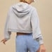 Aerie cropped full zip hoodie