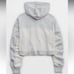 Aerie cropped full zip hoodie