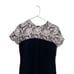 Stella McCartney Floral Lace Seta Silk Sheath Dress Black & White EU 42 M
