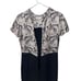 Stella McCartney Floral Lace Seta Silk Sheath Dress Black & White EU 42 M