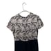 Stella McCartney Floral Lace Seta Silk Sheath Dress Black & White EU 42 M