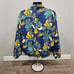 80s Vintage Men's Spirit Abstract Full Zip Artsy Lightweight Jacket - Size (L)