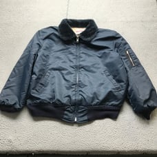 Vintage Wear Guard Sherpa Lined Workwear Jacket Mens Large L Pockets Navy