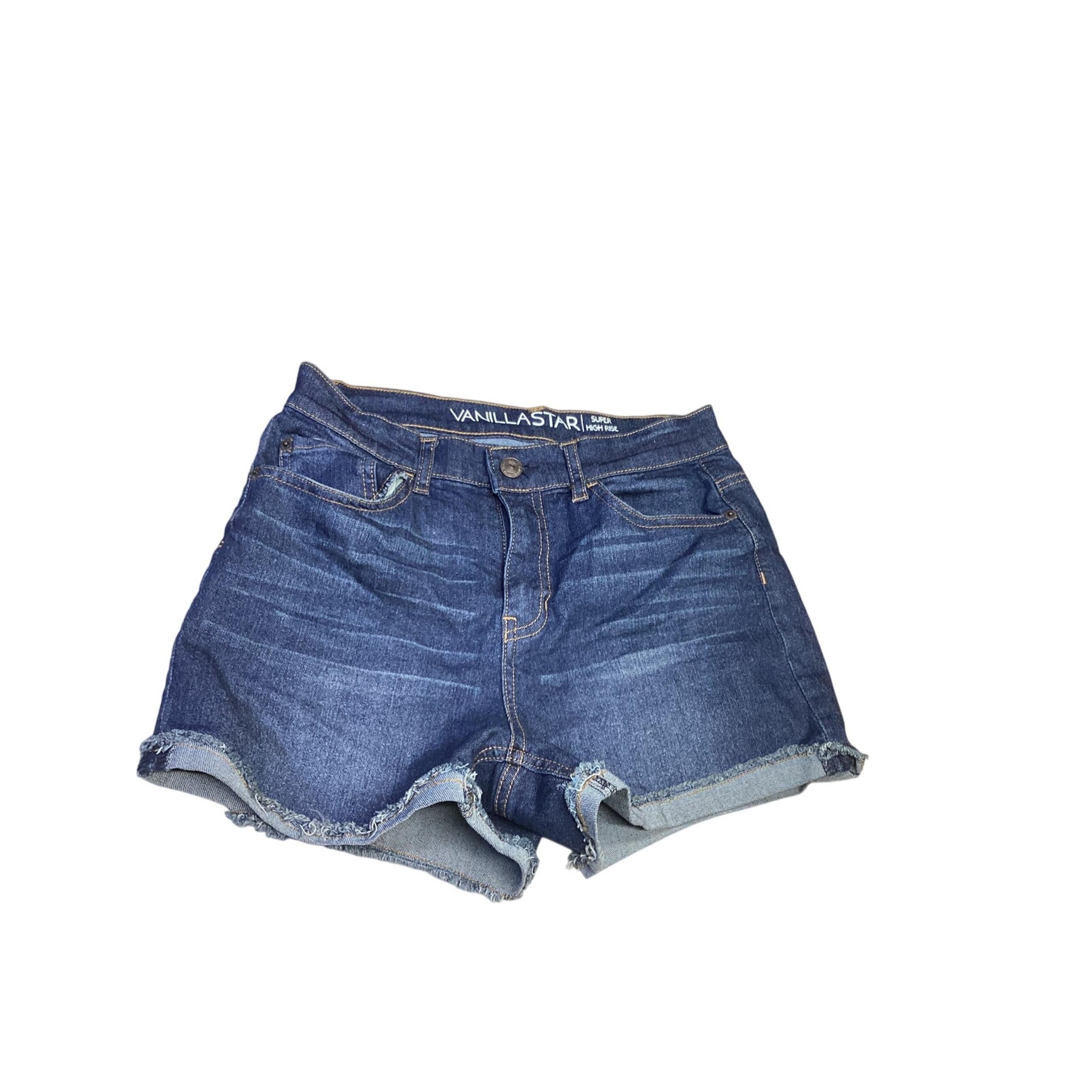 Vanilla Star Women's Super High-Rise Jeans/Denim Shorts Cuffed Size 5