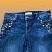 Maurices Bedazzled Ankle Jeans Size 33x29 #22