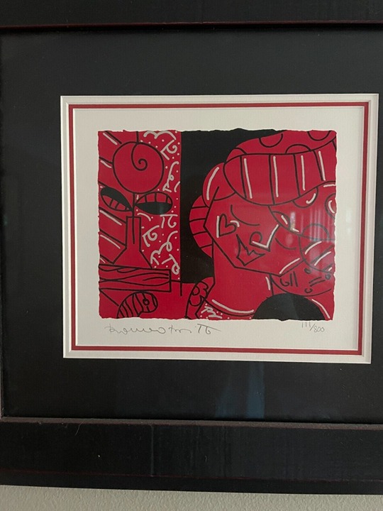 The Tulip - Limited Edition Serigraph on Paper by Romero Britto
