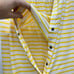 NWT Nom Mia maternity nursing sleeveless shirt blouse women's xl yellow white
