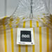 NWT Nom Mia maternity nursing sleeveless shirt blouse women's xl yellow white