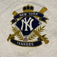 Vintage 90s Russell Athletic EMBROIDERED NY YANKEES Sweatshirt XXL Sweater USA