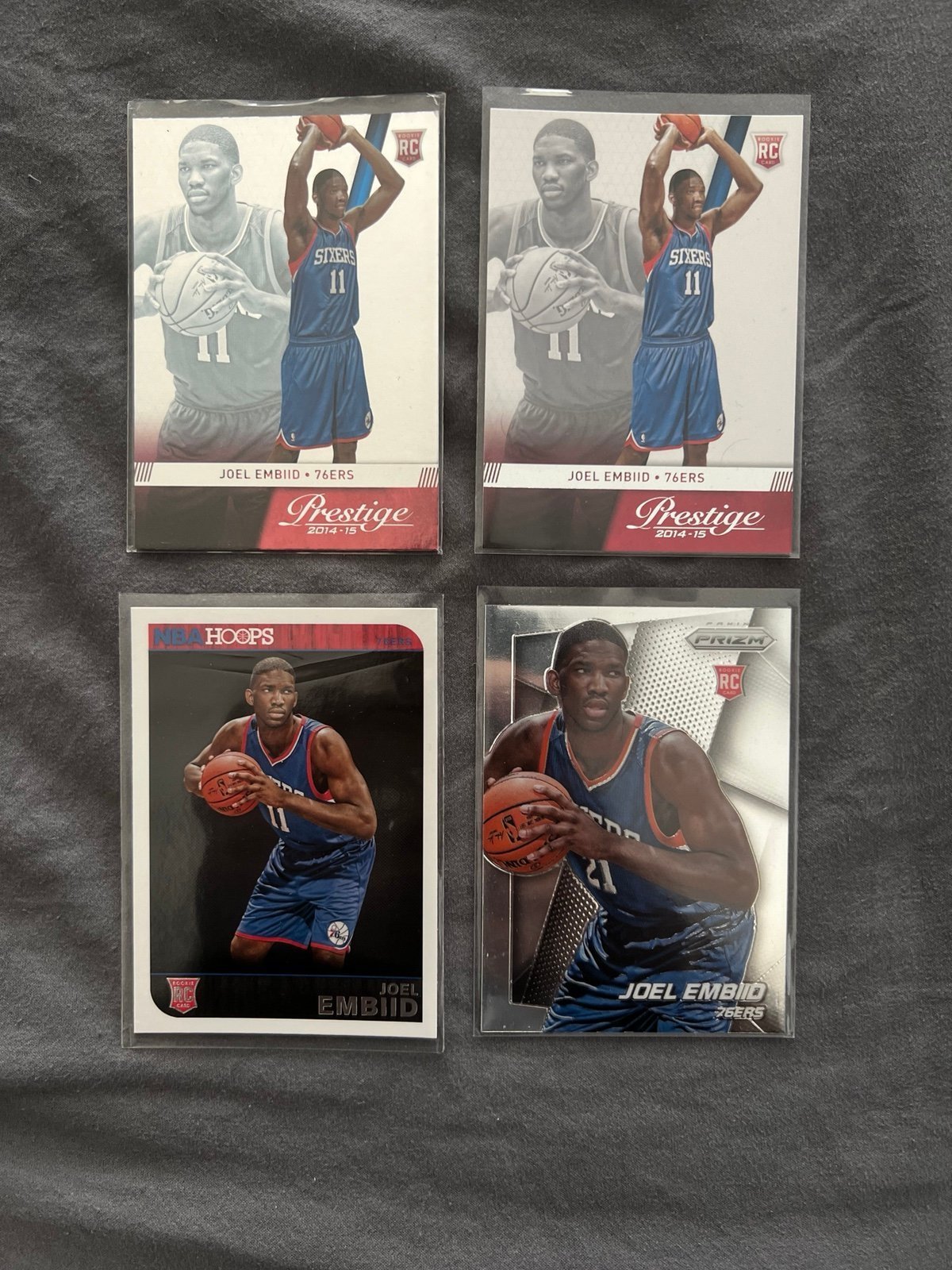 Joel Embiid RC 4 Card Lot