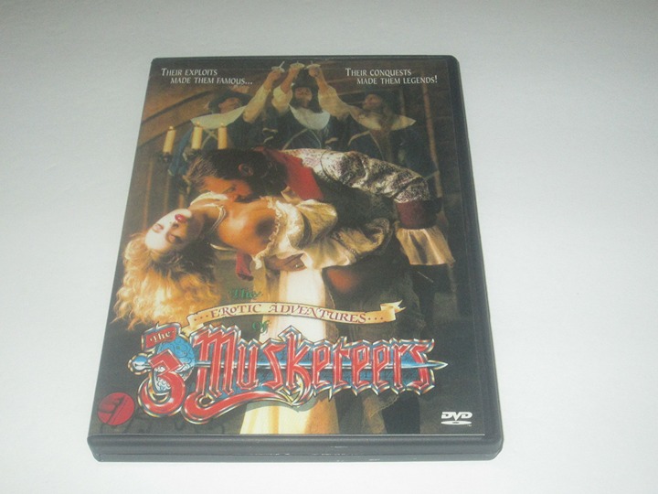 The Erotic Adventures of 3 Musketeers DVD RARE