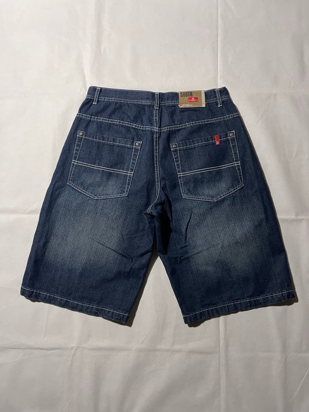 Southpole Y2K Size 36 Vintage Long Baggy Denim Jean Shorts Jorts