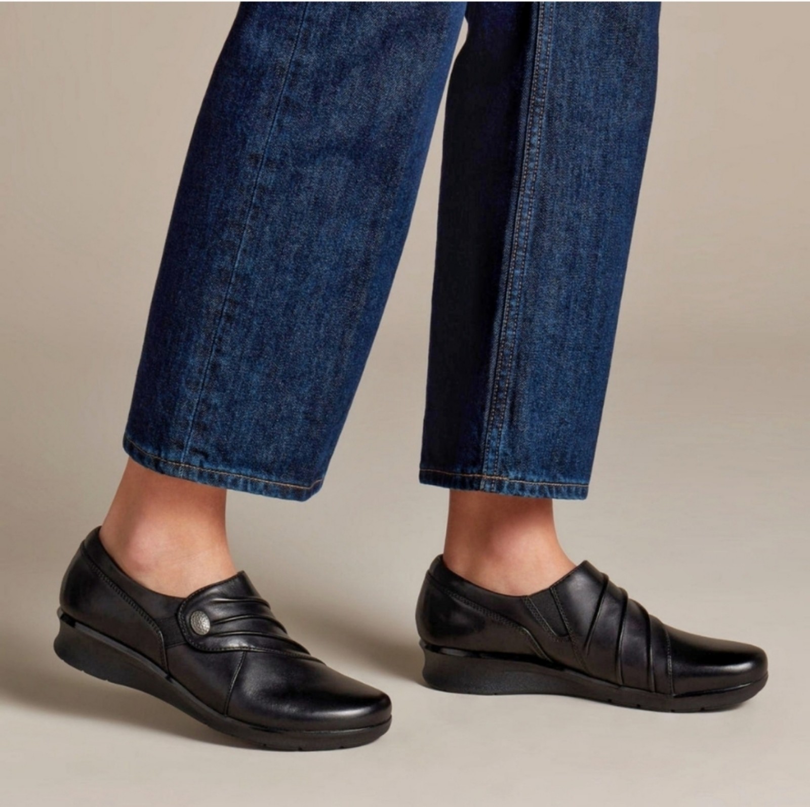 Clarks Women's Hope Roxanne Shoes - 9.5 (Wide)