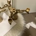 Brass Candelabra candle holders Buck with Antlers Deer Head 13 Tall gold color