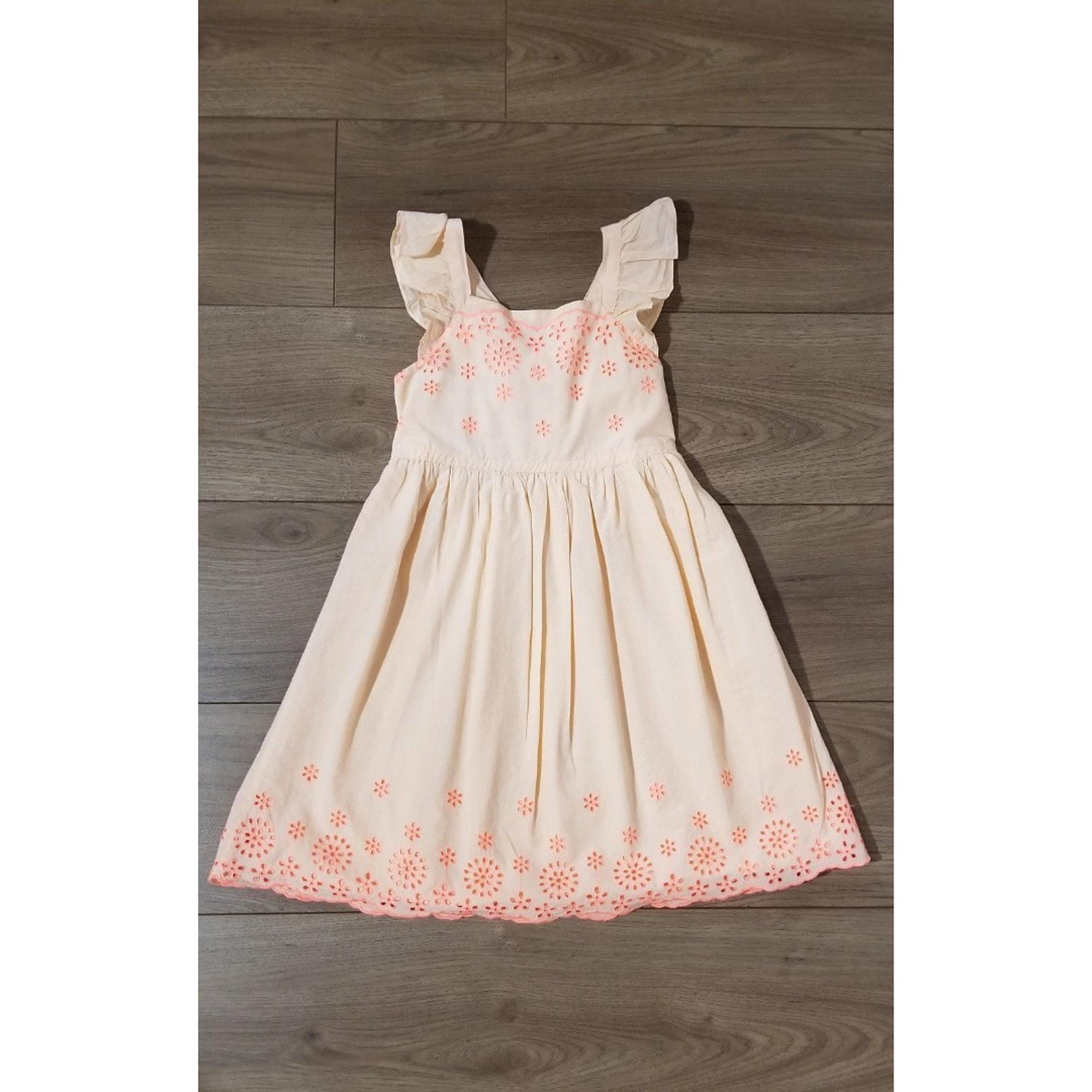 Cat & Jack Eyelet Sundress with Flutter Sleeves