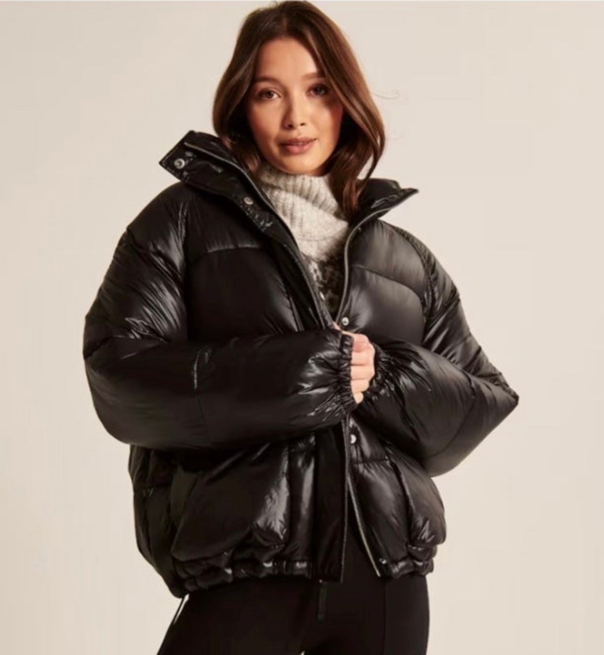 Abercrombie & Fitch Women’s Oversized Utility Puffer Jacket NWT