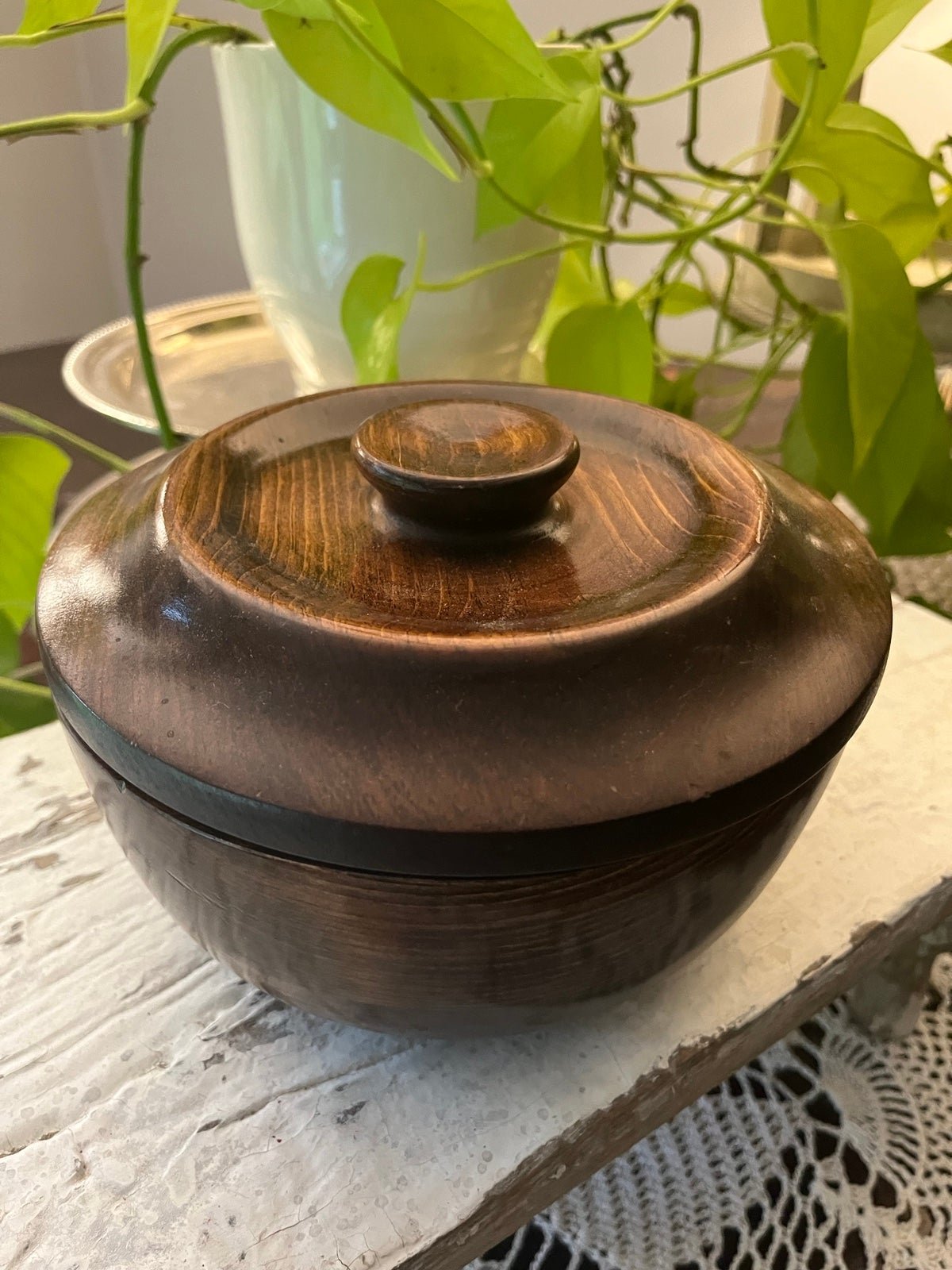 Hand Crafted Wooden Bowl Made At Maine State Prison