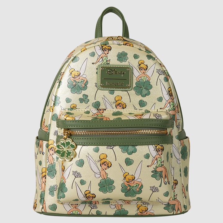 Peter Pan Tinker Bell Clover All-Over Print Mini Backpack