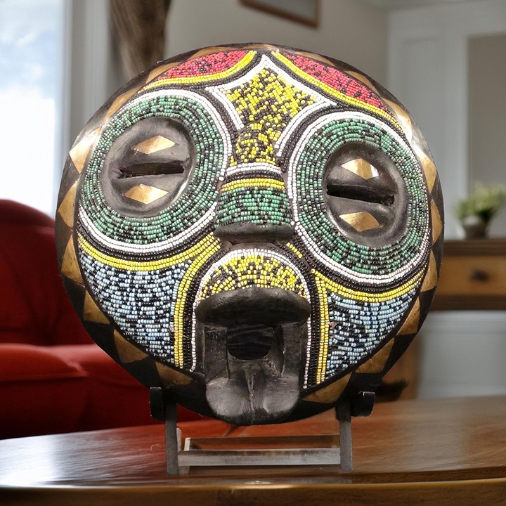 African Baluba Mask Gift Set 60 from Congo