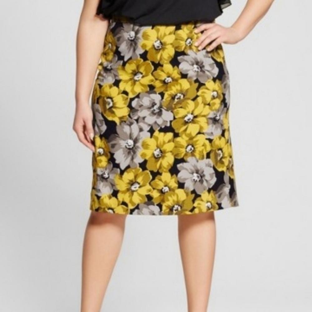 yo BIOTOP crush velour tight skirt 0 Maxi