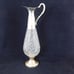Norleans Cut Glass 15 inch tall Wine Decanter NO STOPPER IMPORT Italy FLAW