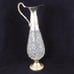 Norleans Cut Glass 15 inch tall Wine Decanter NO STOPPER IMPORT Italy FLAW