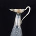 Norleans Cut Glass 15 inch tall Wine Decanter NO STOPPER IMPORT Italy FLAW
