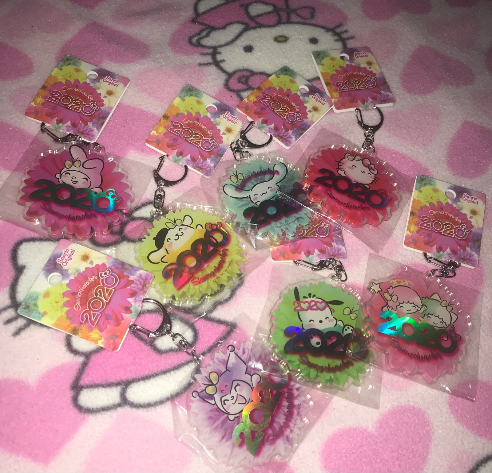 sanrio new 2020 keychain bundle