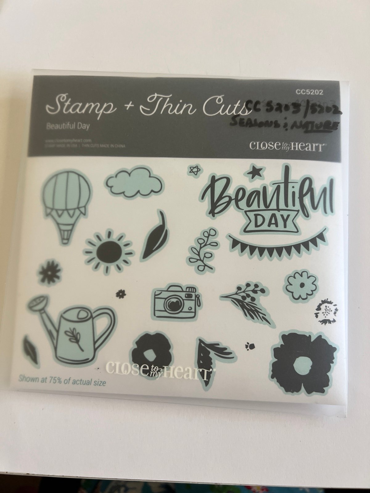 Close to My Heart Stamp & Thin Cut Set CC5202 “Beautiful Day”