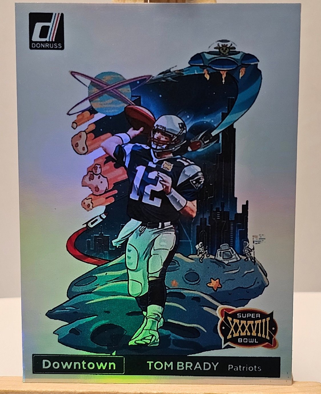 Tom Brady 2022 Panini Donruss Downtown No. SBD-TB Novelty NFL Football REPRINT
