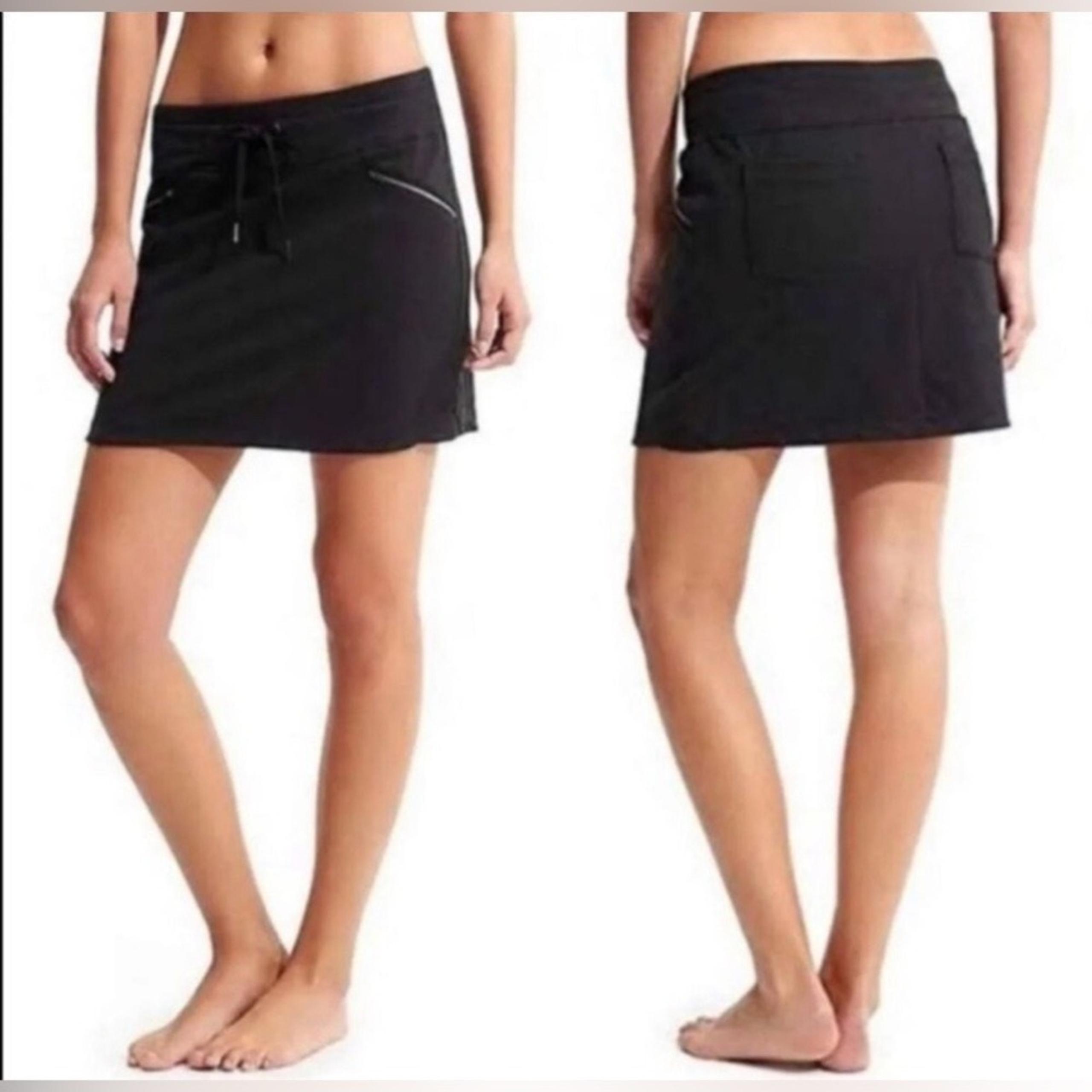 Womens Athleta Metro Drawstring Athleisure Athletic Tennis Skirt Skort