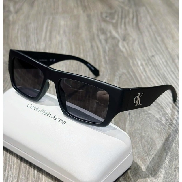 NEW CALVIN KLEIN CKJ22635S-002 Matte Black Sunglasses
