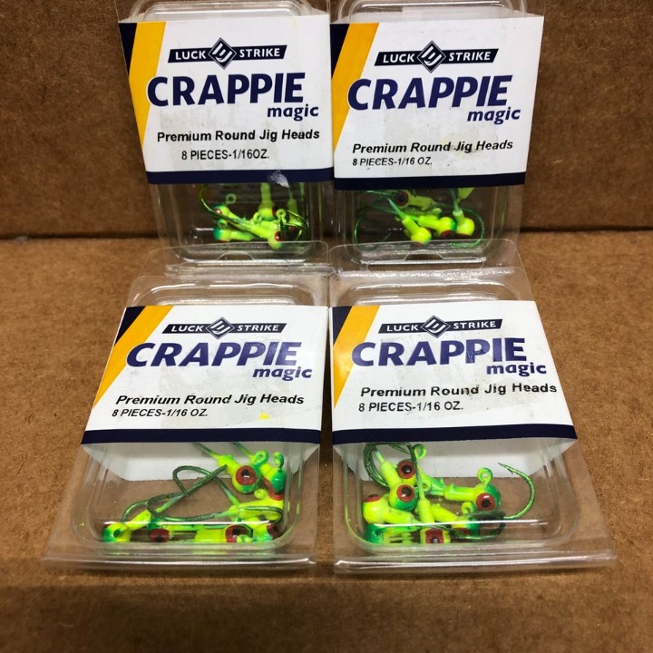 PACESE 3 LOTS OF CRAPPIE JIG HEADS SEE DISCRIPTION AND PICTURES