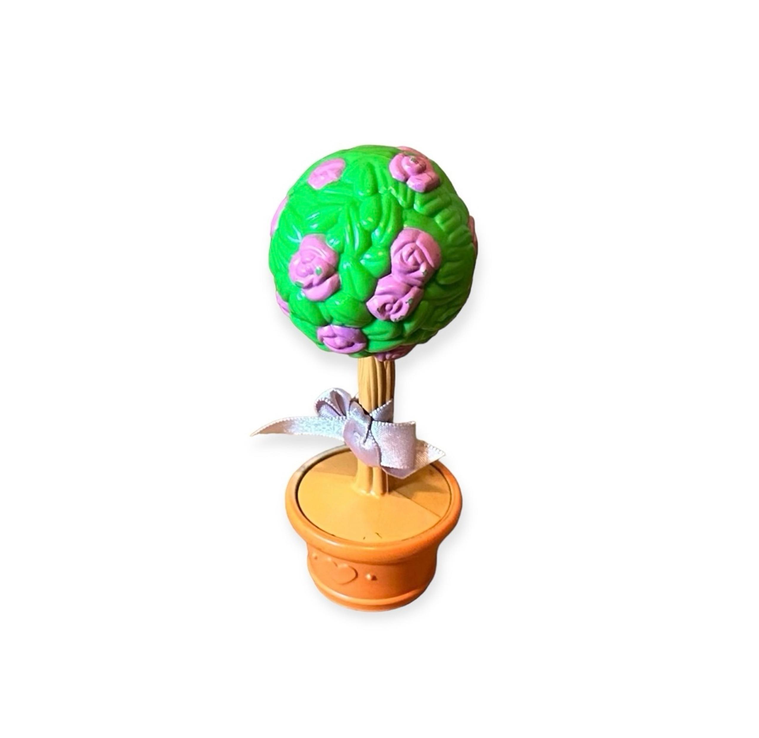 Fisher Price Loving Family Dollhouse Rose Topiary Plant Tree House Decoration